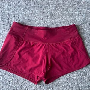 Lululemon Run Times Shorts size 10 4” inseam